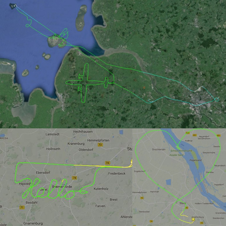 Dronepiloten dagen elkaar uit in de Drone Drawing Challenge