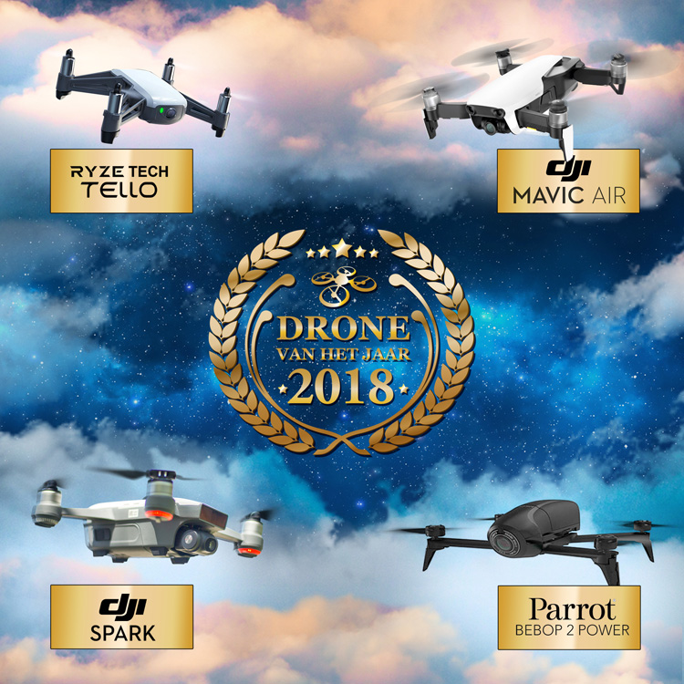 Stem nu op je favoriete Drone van het Jaar 2018!